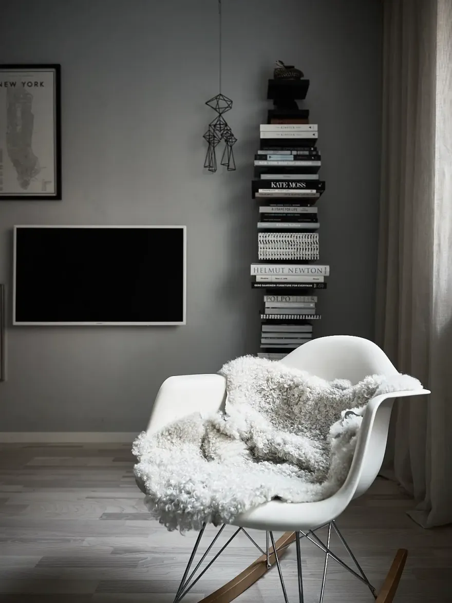 灰度空间 | Historiska 温馨公寓设计-9