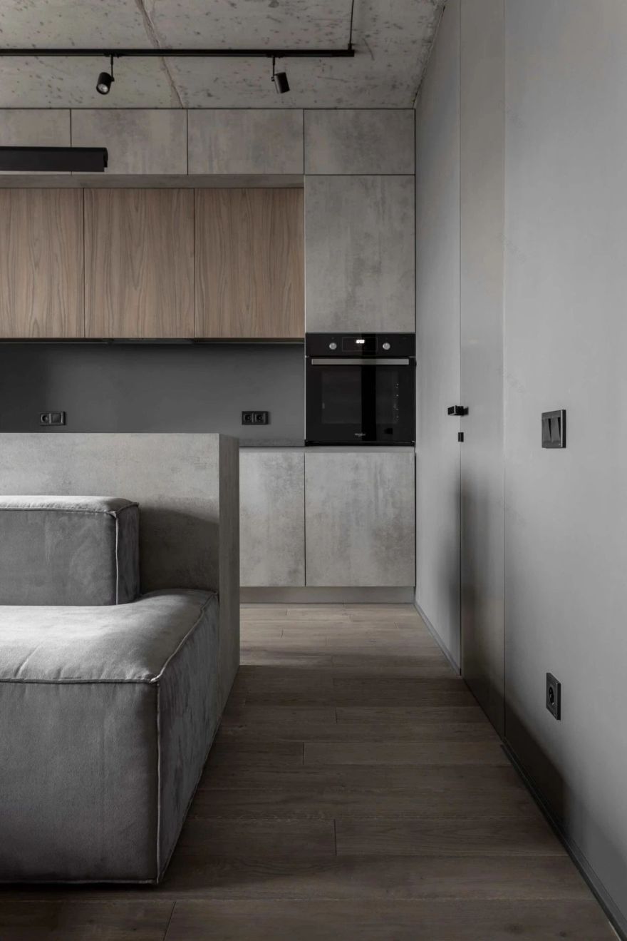 49㎡高级灰公寓丨Syndicate Architects-18