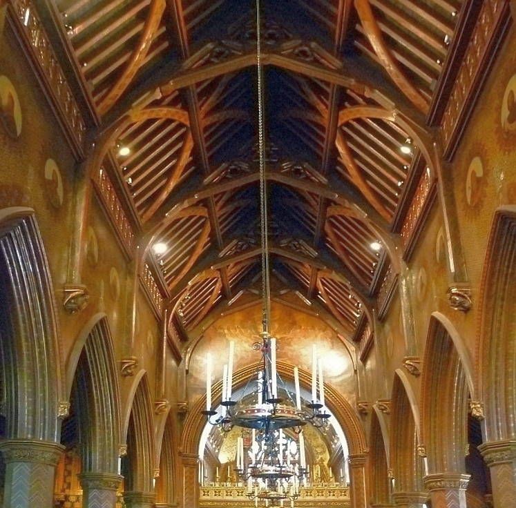 Пьюджин, английская неоготика – 40 фото интерьеров -98