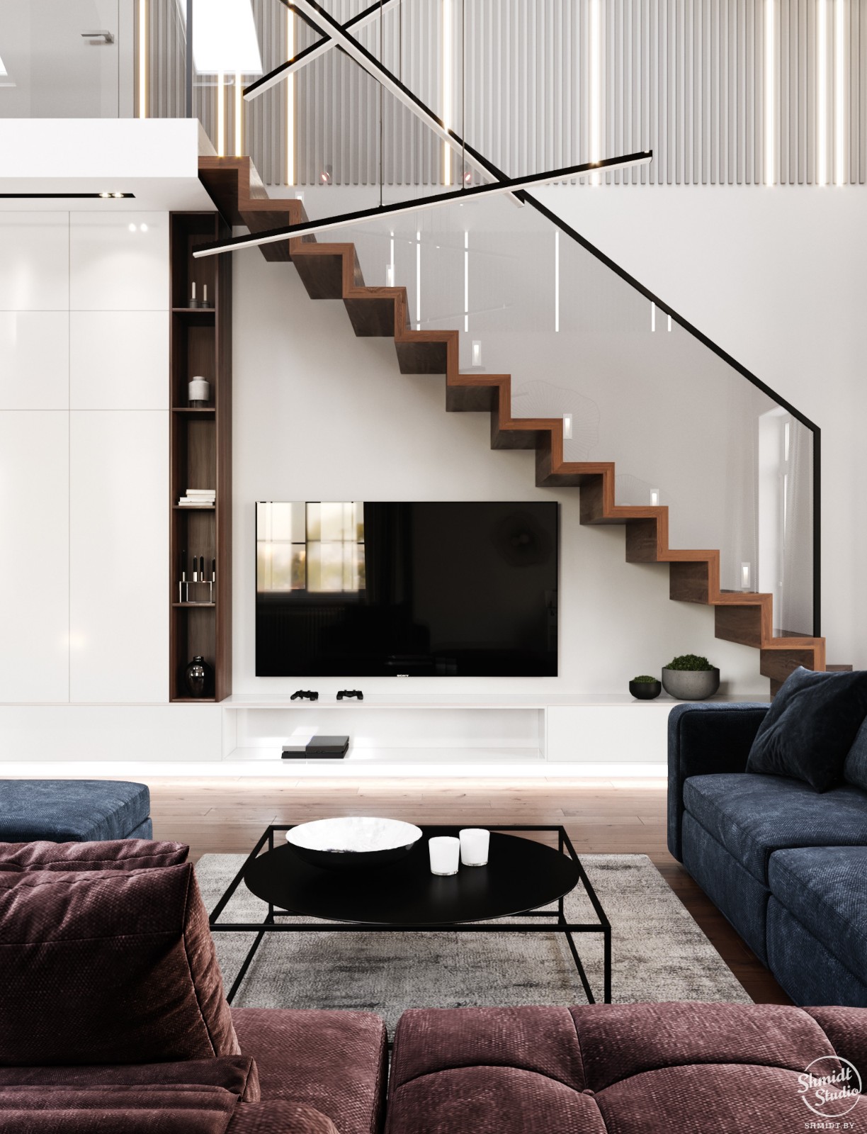 明斯克 100m²现代优雅住宅设计-13