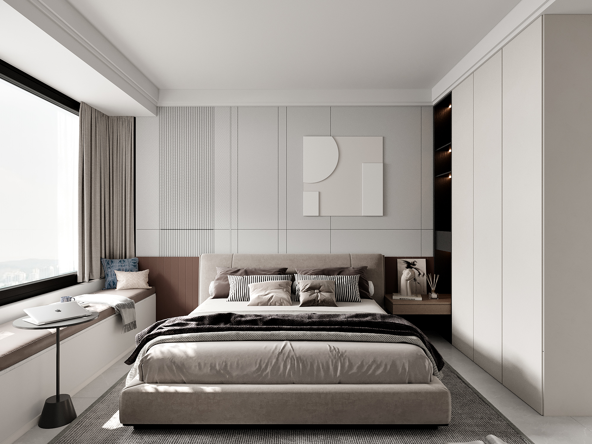 WOW 现代风小户型方案丨中国邯郸丨Adobe Photoshop-9