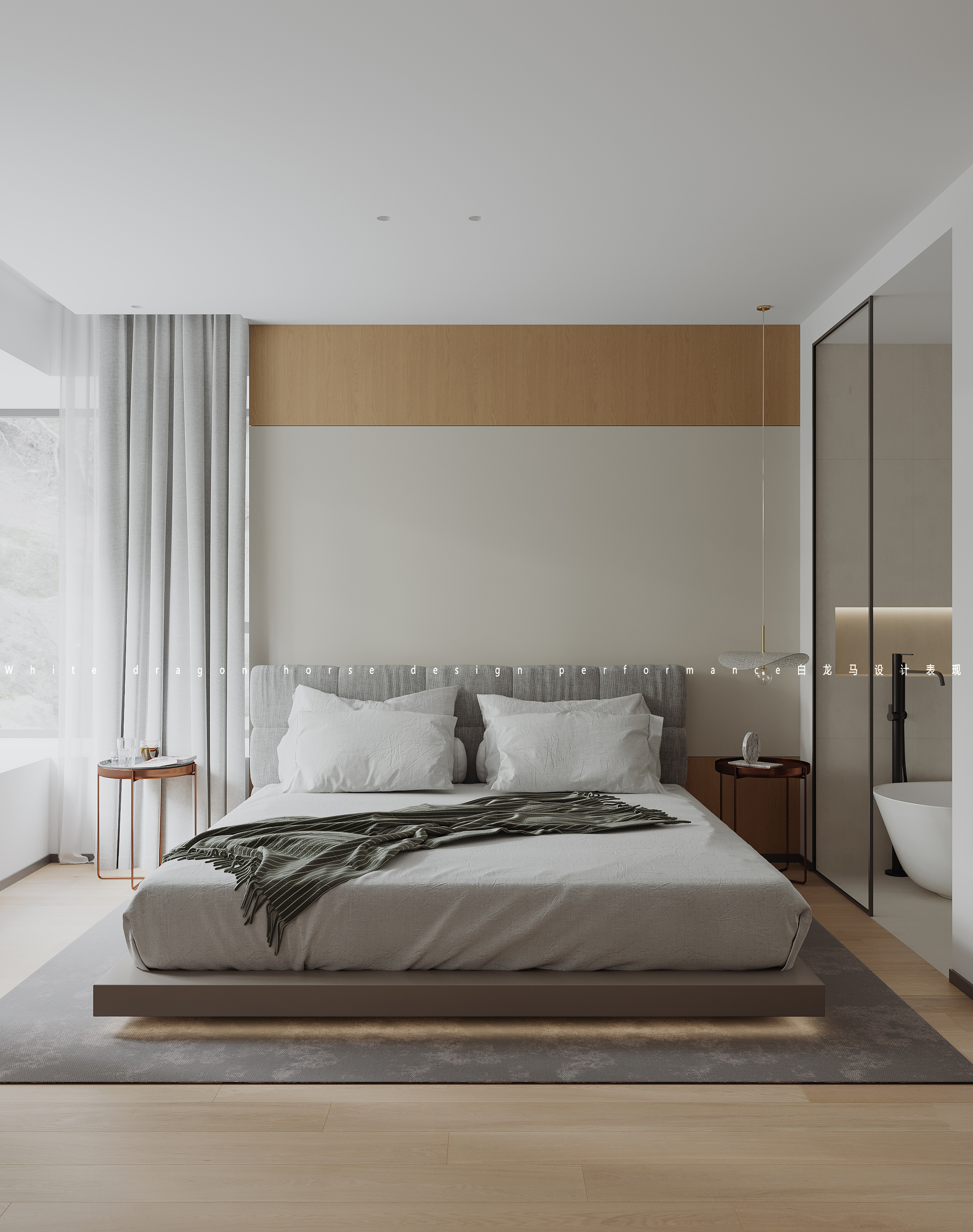 现代简约——白龙马效果图-1