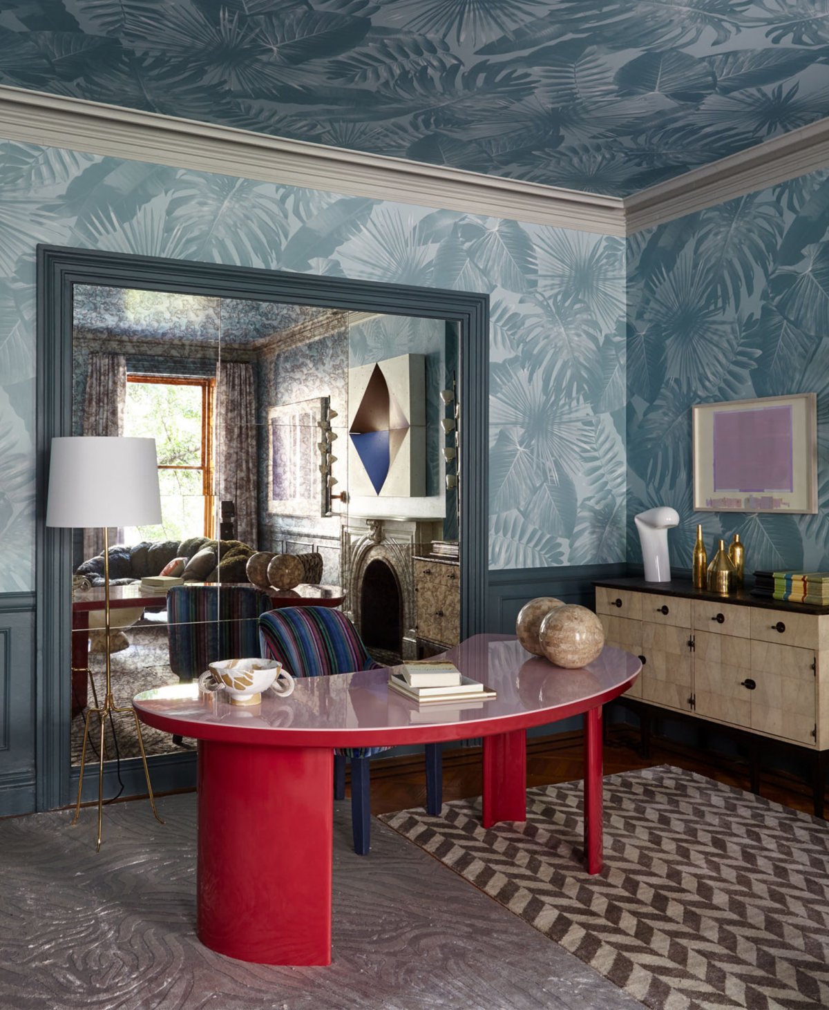 Elena Frampton 的布鲁克林高地别墅设计 | 树冠下的经典空间-5