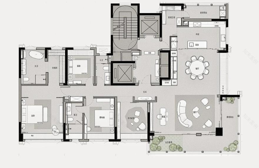 万科深业·湾中新城原墅丨中国中山丨MAUDEA牧笛设计(室内,软装)等多家公司-10