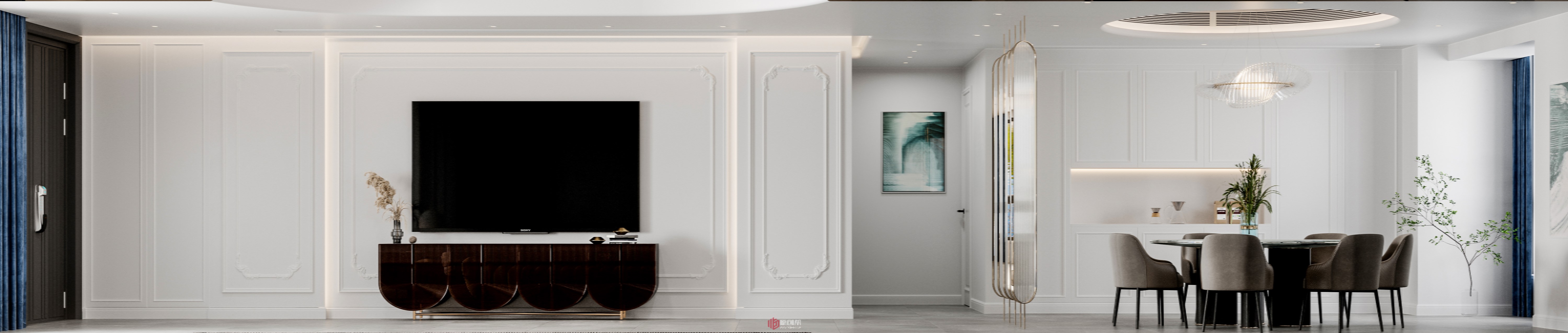 法式别墅设计丨MR.HEDesign何皓作品-3