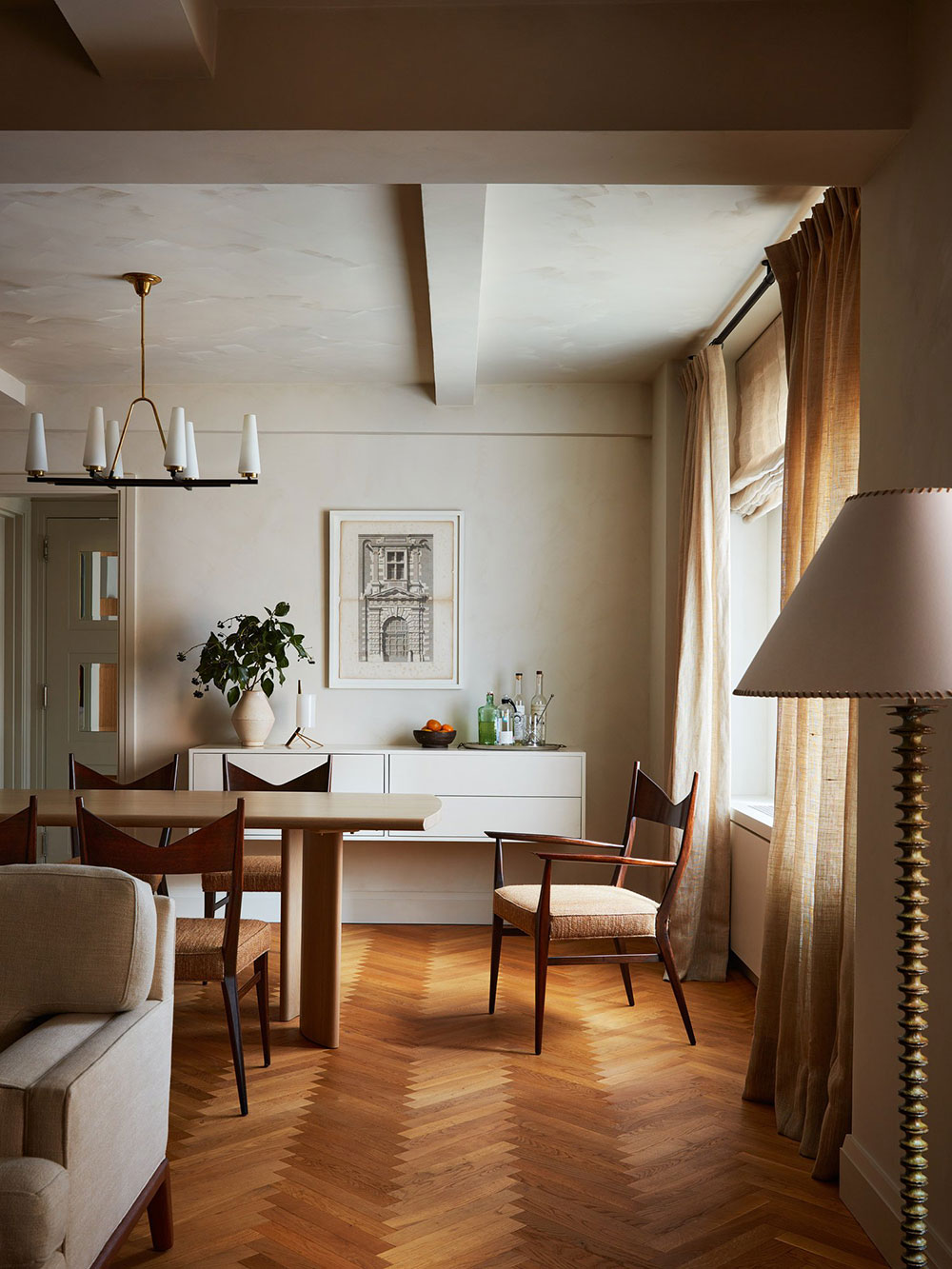 纽约曼哈顿宁静公寓,乡村绿洲般的优雅设计-8