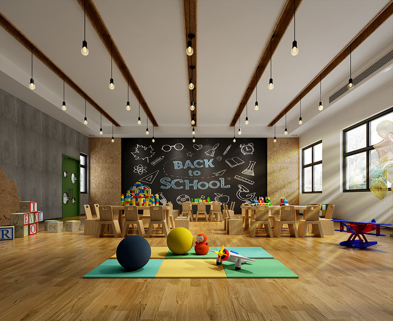 活动室设计案例效果图-14