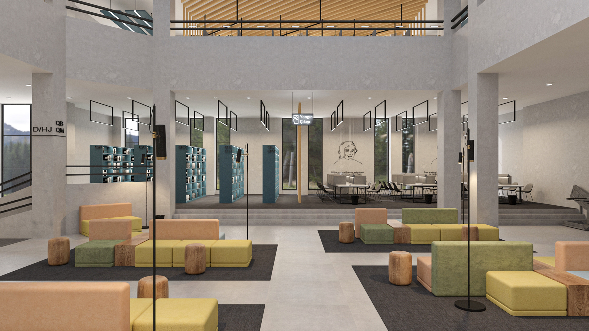 Kocaeli 大学图书馆设计丨Begum Seckin-26