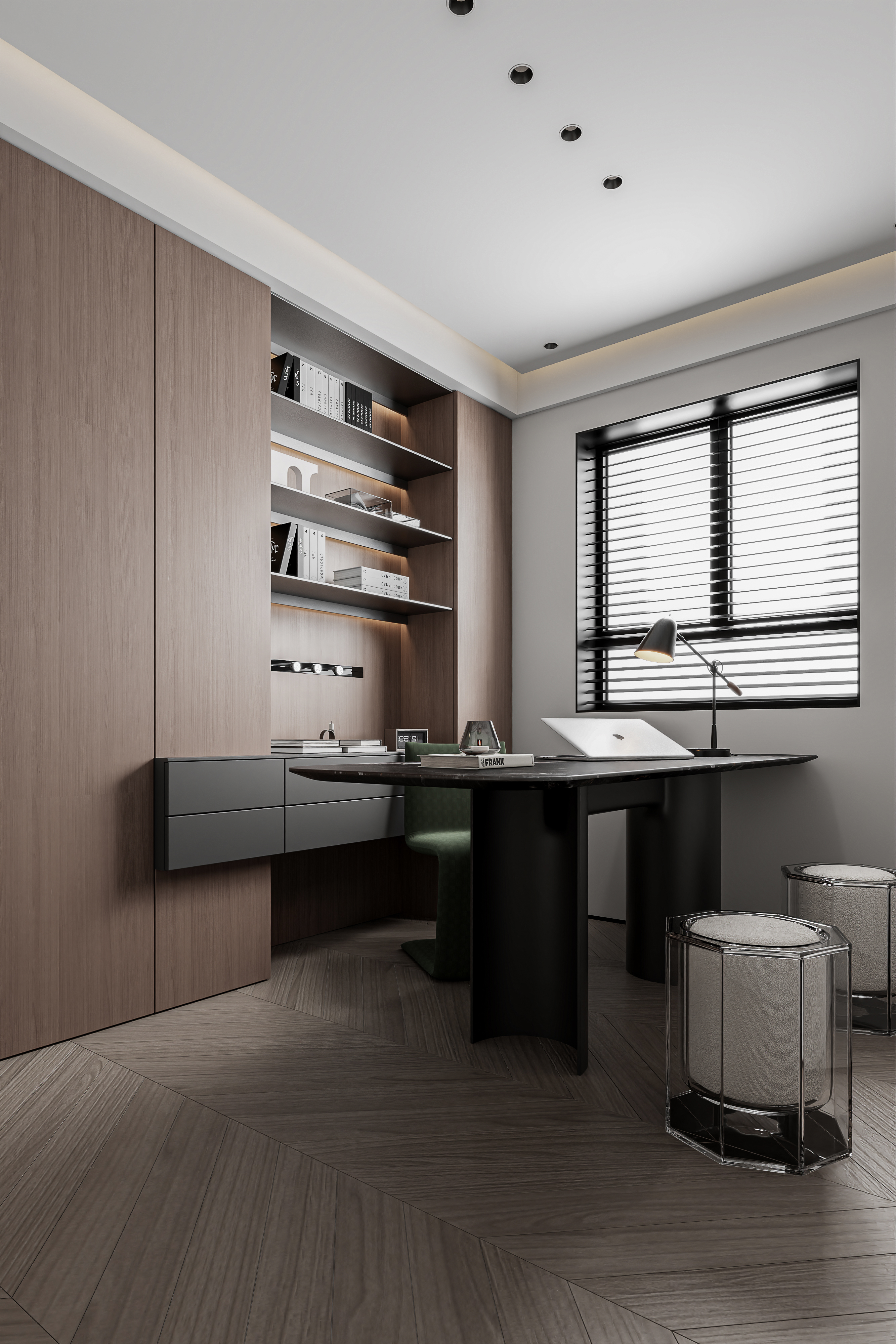 实体项目--建面160意式效果图-13