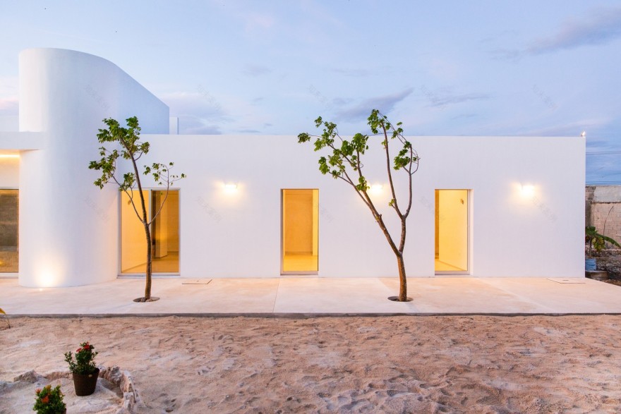 墨西哥 House O + I | 开放空间与光影游戏的住宅设计-11