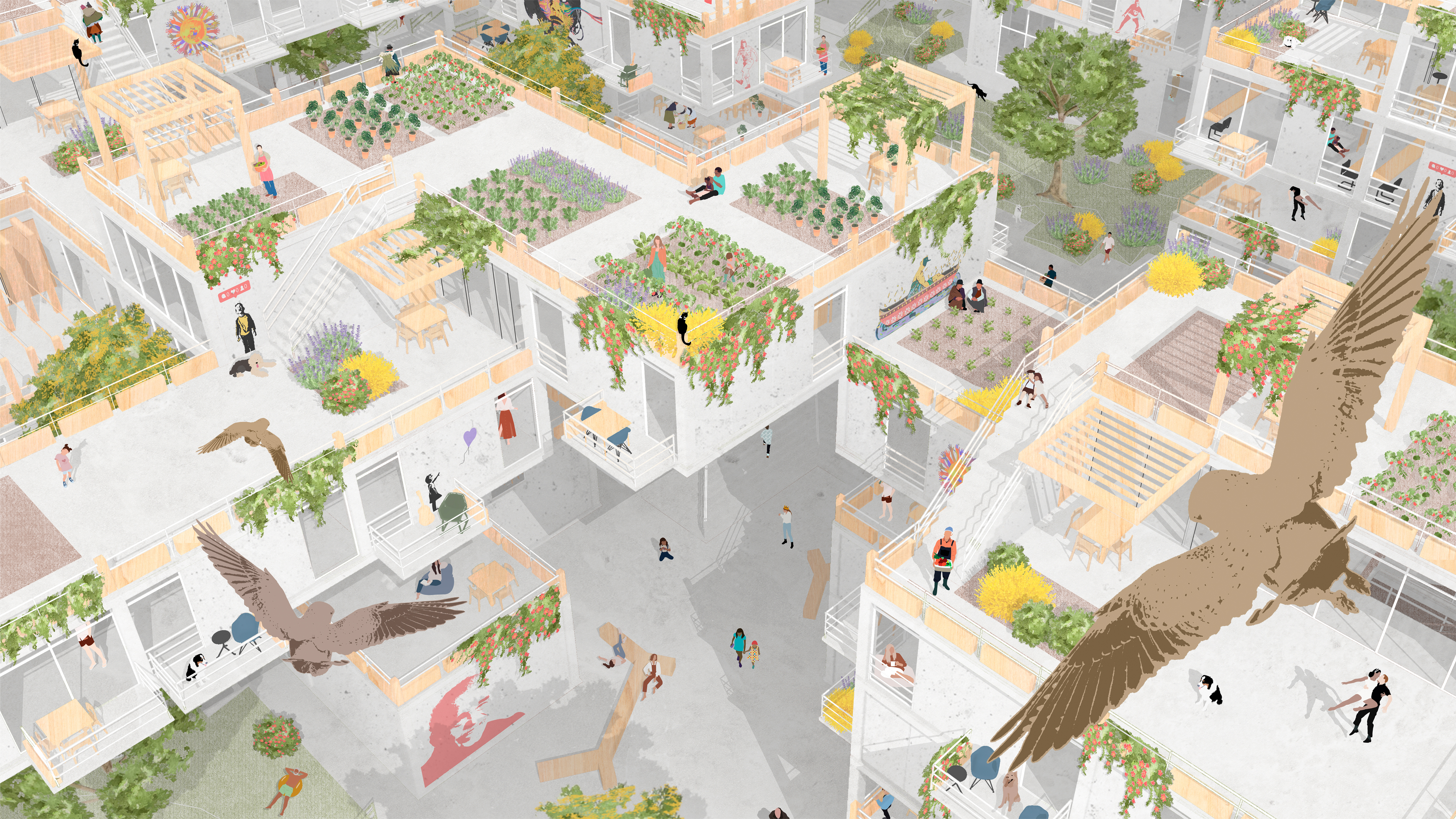 HAMBO. Bolonia's Multidimensional Habitation. | Sergio Mutis-6