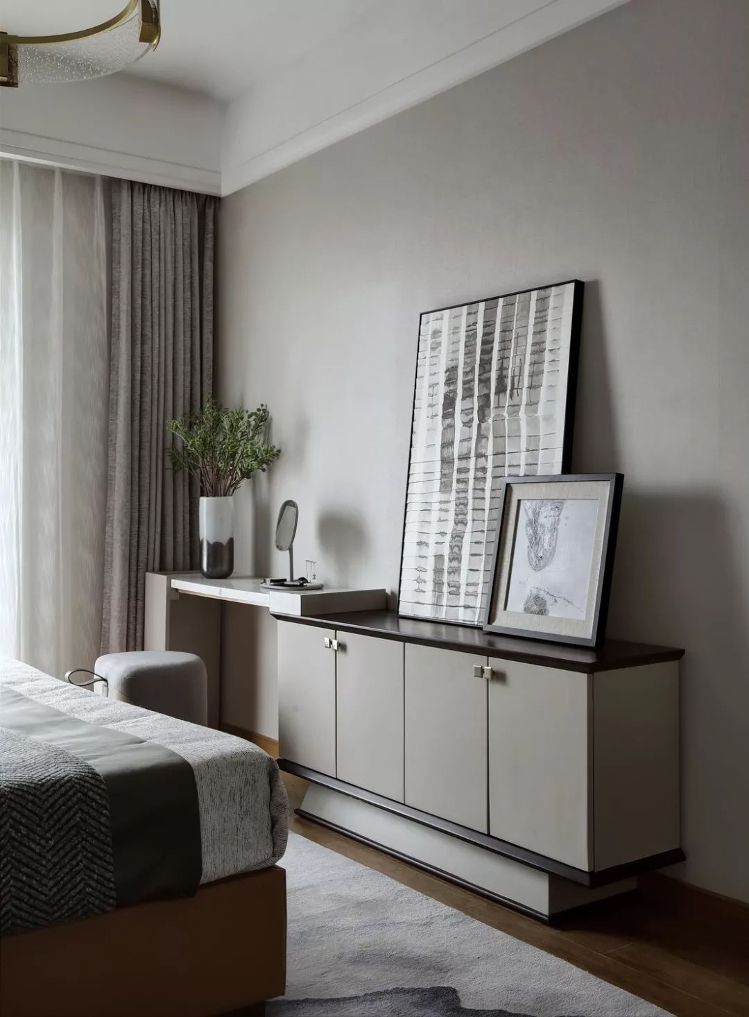 融创东莞黄江晨熙花园现代中式住宅样板房-24