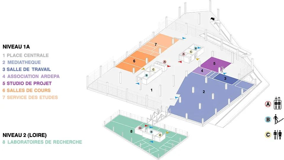 南特国立高等建筑学院教学楼丨法国南特丨安妮·拉卡顿和让菲利普·瓦萨尔-58