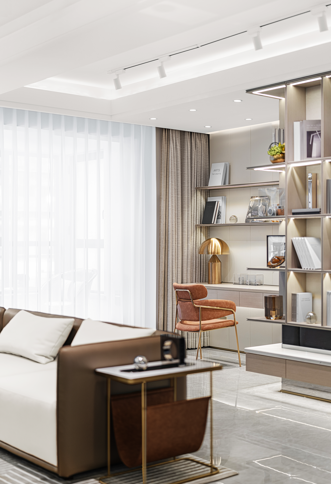 德沐设计打造合肥力高大发·君御天下现代人居空间-20