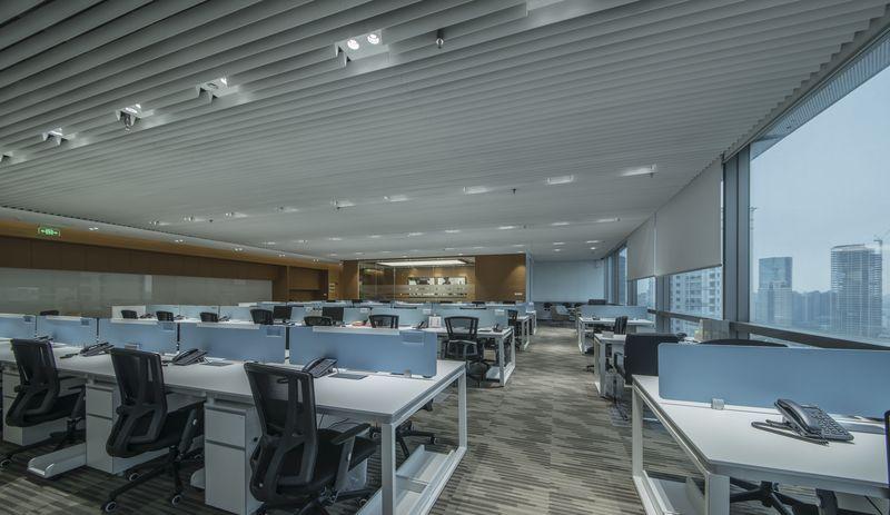 陆家嘴丰联惠富金融办公室——现代简约的金融空间-9