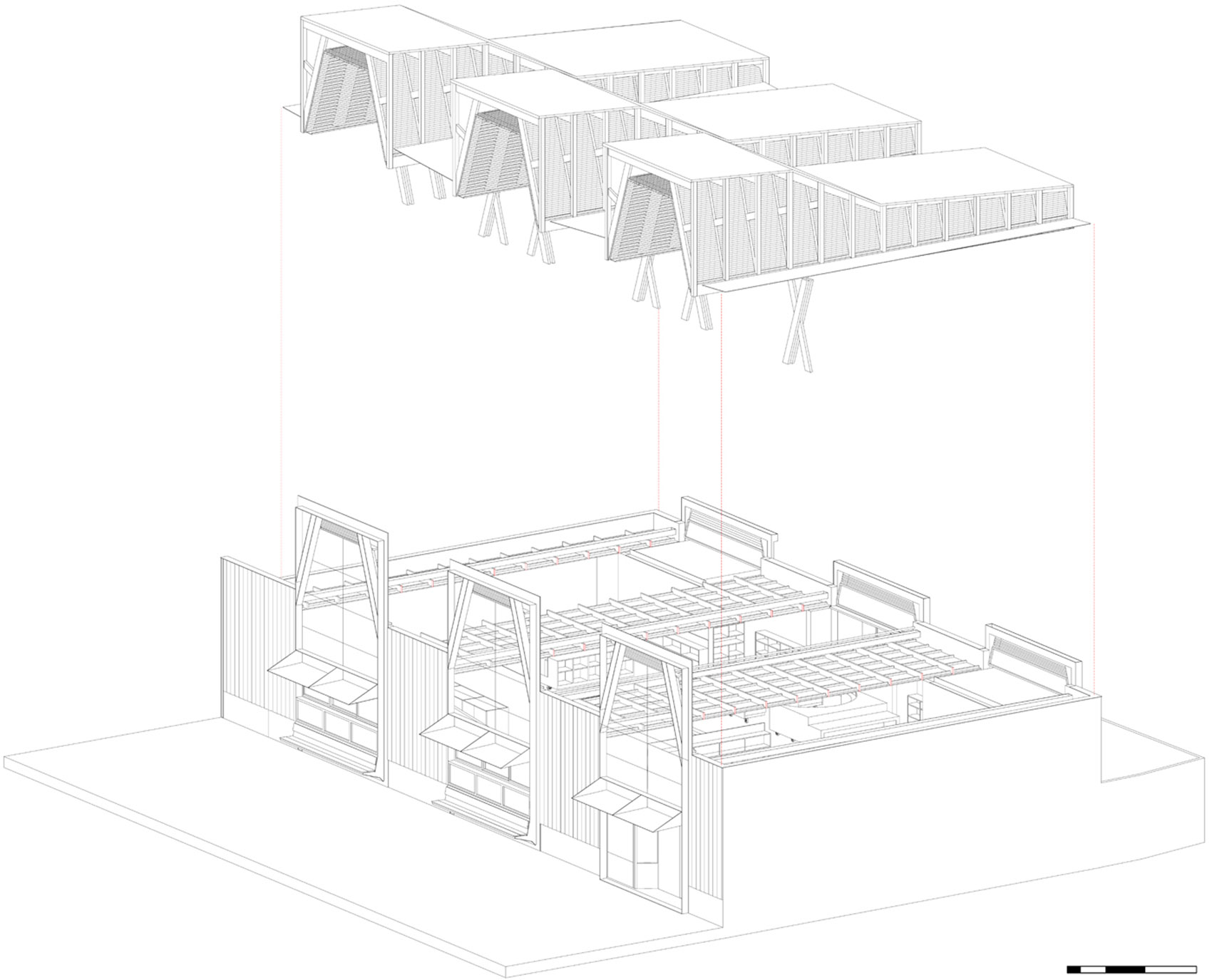 木结构图书馆，智利 / Sebastian Irarrázaval Arquitecto-43