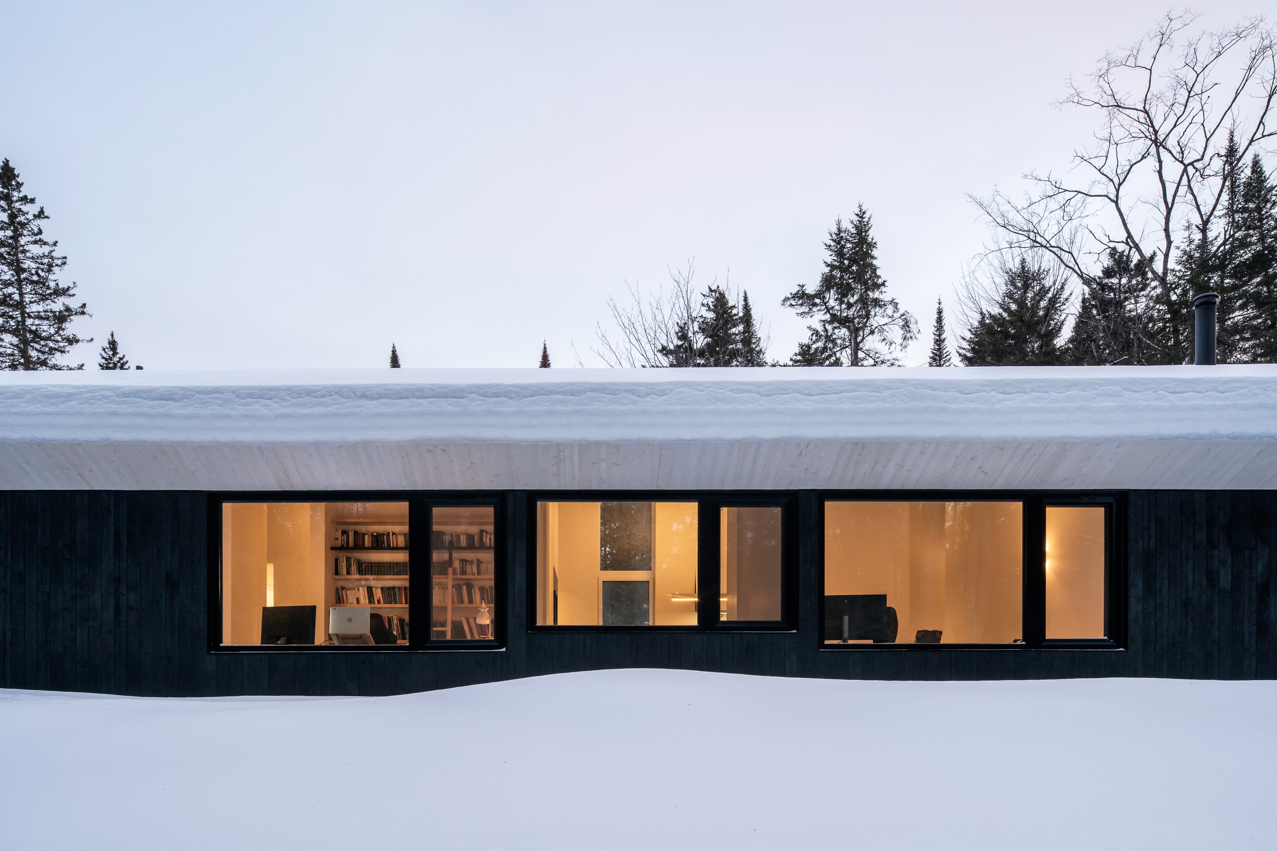 加拿大森林中的艺术创作绿洲丨Nicholas Francoeur-24