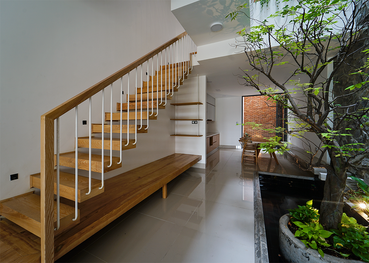 越南胡志明市绿色开放家庭住宅设计-14