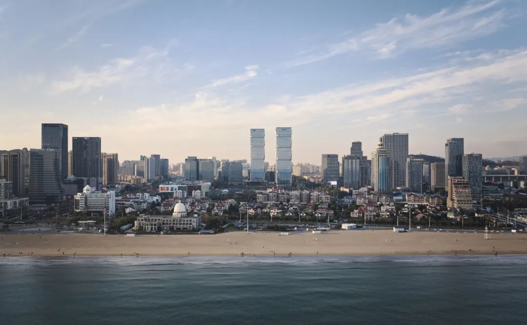 青岛上实中心丨中国青岛丨KPF 建筑设计事务所-0