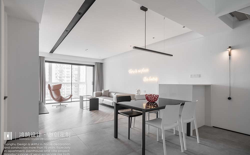 简约灰白空间,展现现代生活品质-6