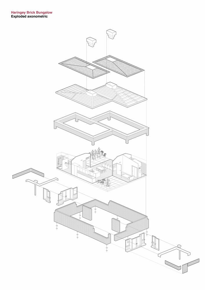 北伦敦哈林盖砖石别墅丨英国伦敦丨Satish Jassal Architects-18