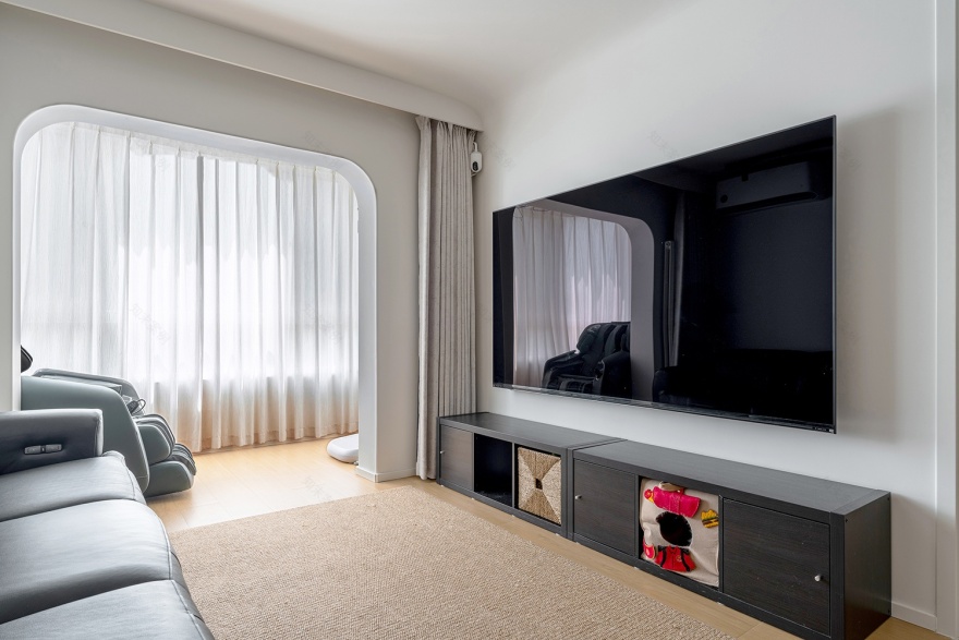 70㎡简约风的留白之所,慢生活的理想家丨久栖设计-9