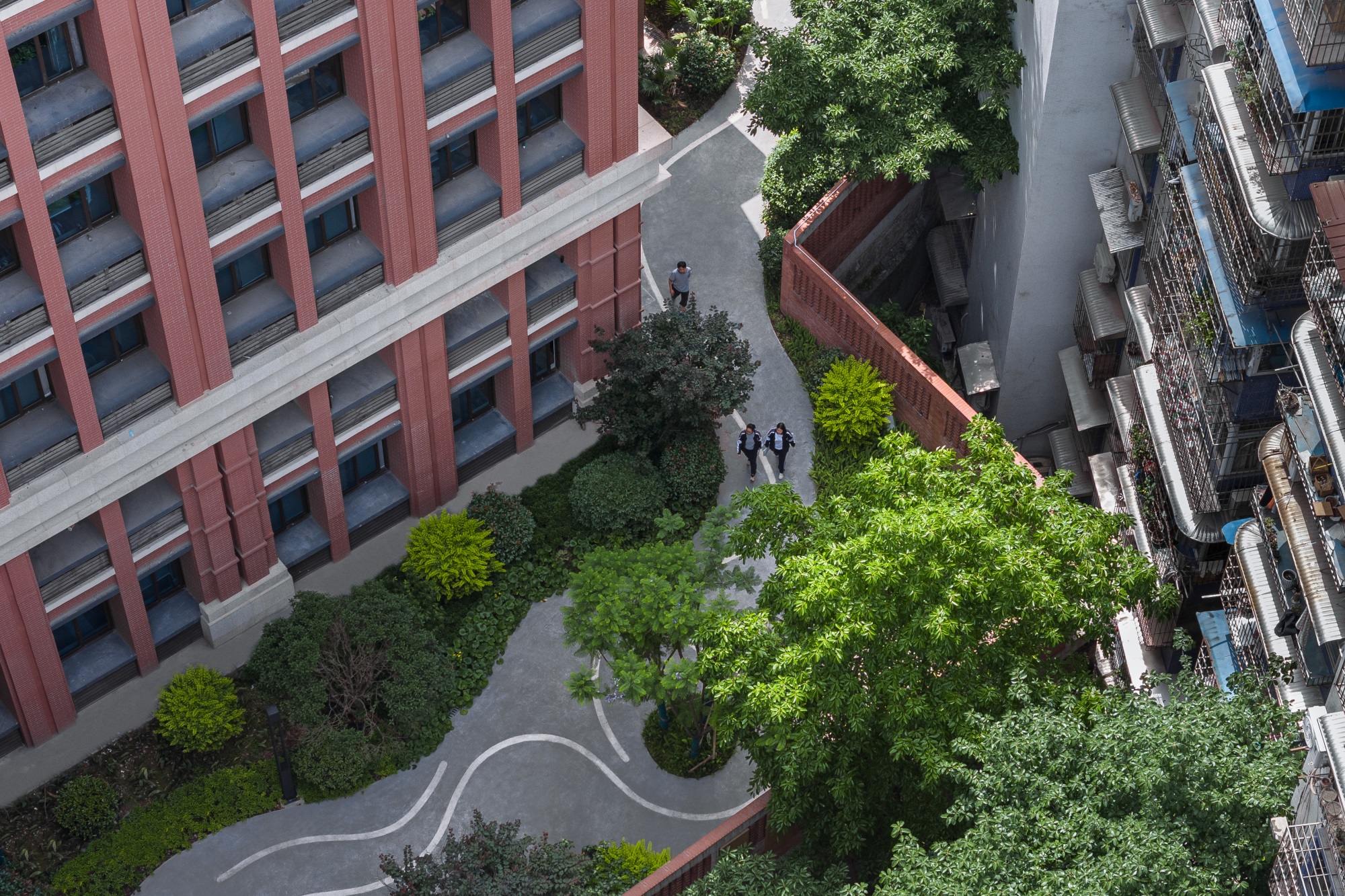 巴蜀中学张家花园校区景观改造丨中国重庆丨AF.d  奥凡设计（景观）,重庆市设计院城市建筑一院（建筑）-98