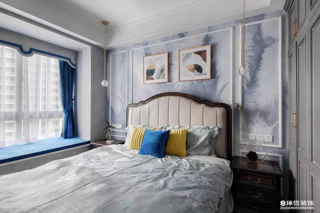 江北美式轻奢三口之家，幸福空间诠释生活美学-62