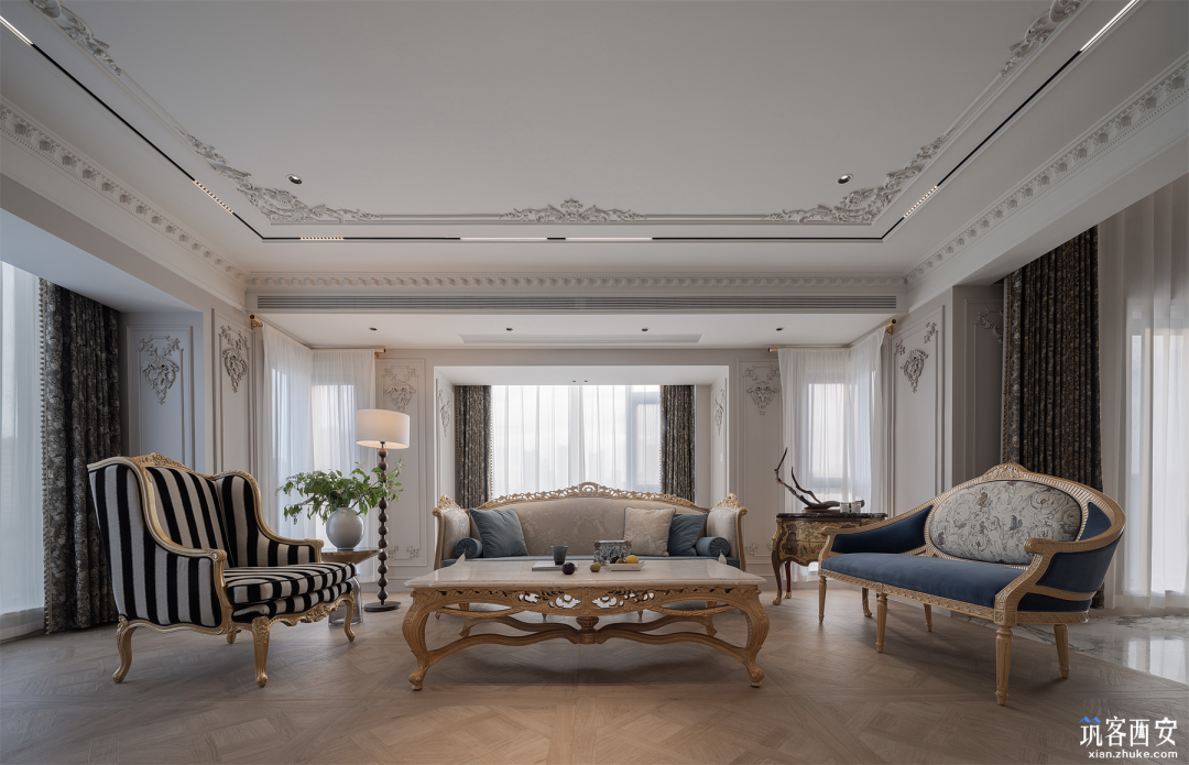 得然 · 西安270㎡叠拼私宅设计丨中国西安丨OZD本来空间设计-34