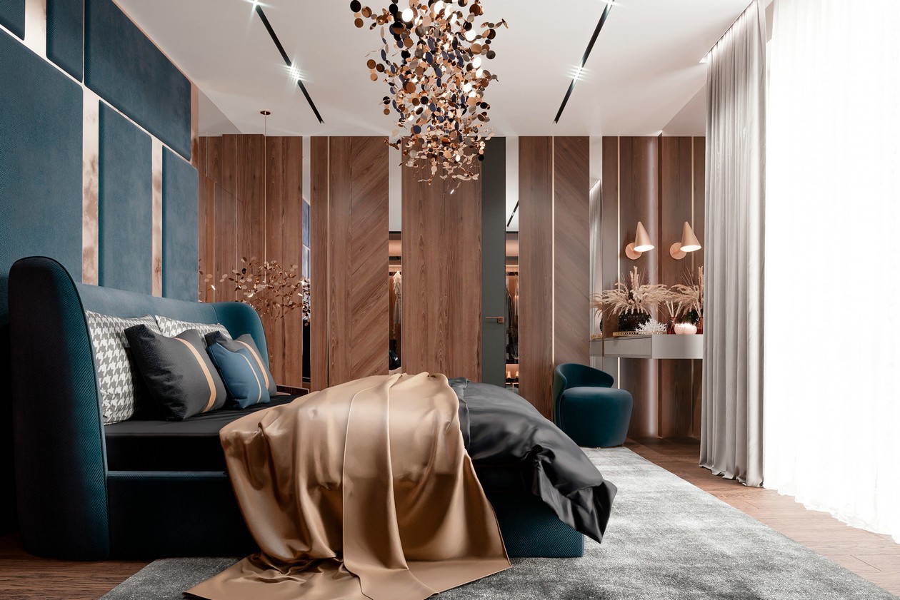 100㎡棕色系公寓 醇厚而温暖 沉稳而时尚-9