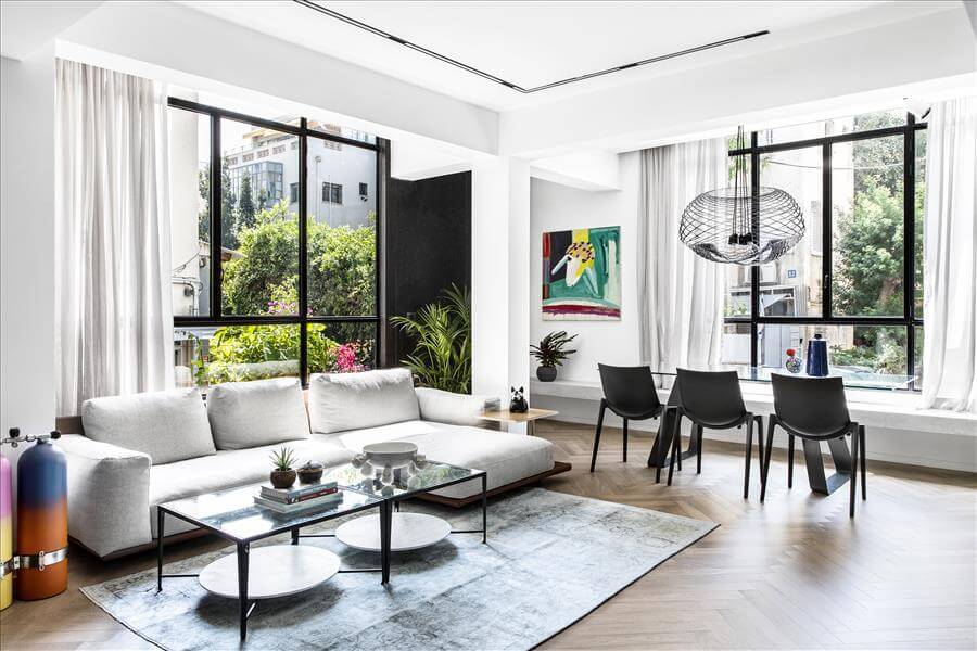 特拉维夫90平米公寓全面翻新丨以色列特拉维夫丨Shlomit Galis（沙龙米特·加利克斯）-9