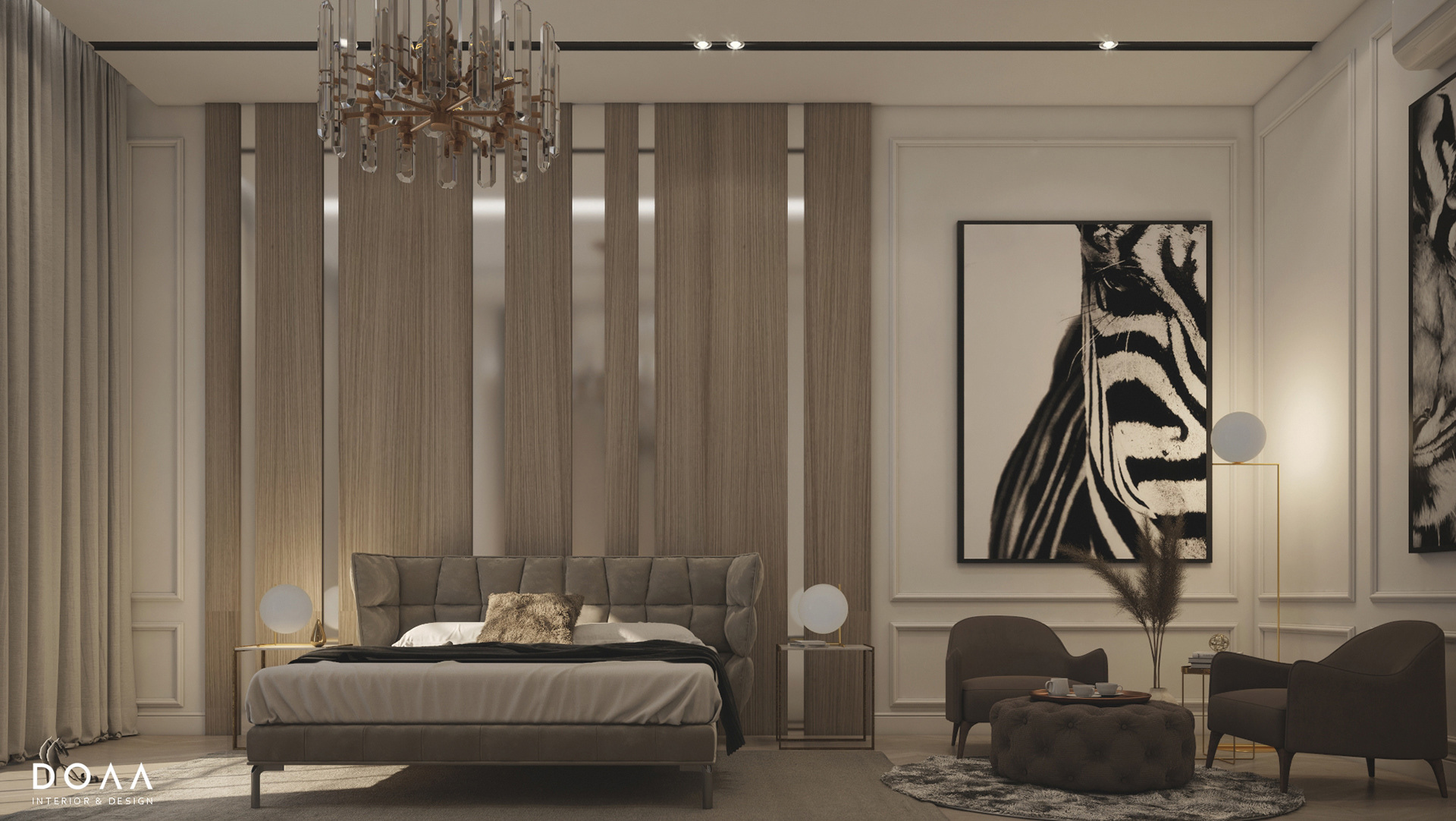 舒适与豪华别墅内部丨Doaa Interior-22