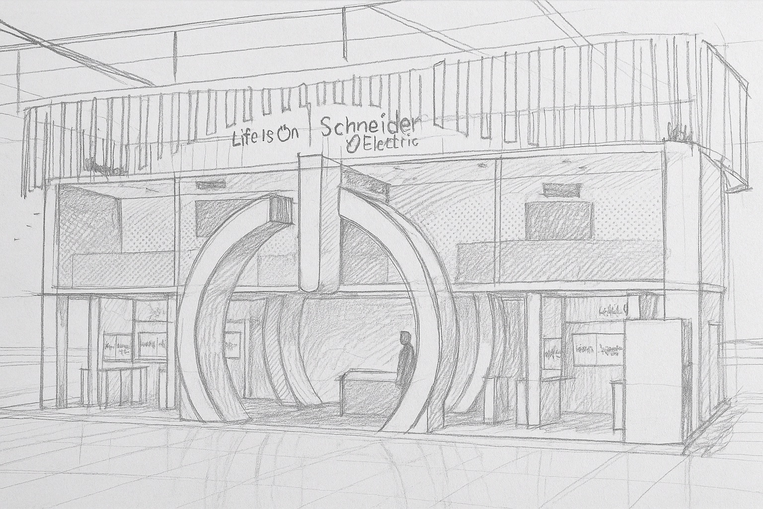 Schneider Electric Booth Stand - ADIPIC Exhibition 2025-3