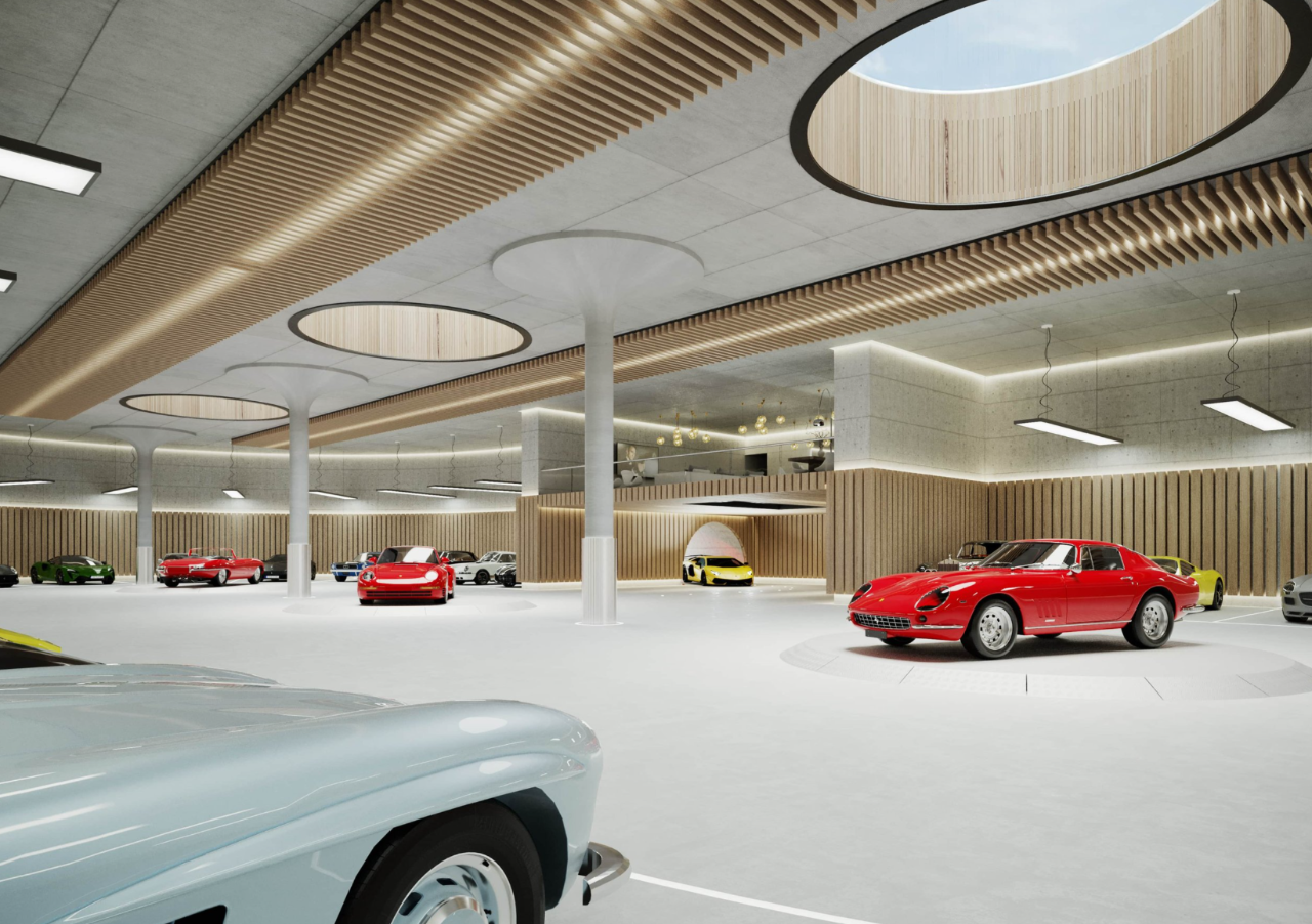 豪宅车库设计丨英国丨Jonathan Clark Architects-46