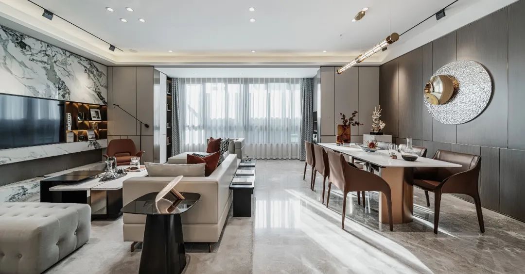 隆基泰和·紫樾宸府样板间丨中国天津丨元禾大千（软装）,北京集意宴空间设计有限公司（硬装）-5