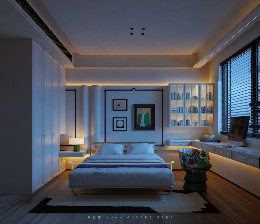 左岸墨绿丨晨轩艺术设计-71