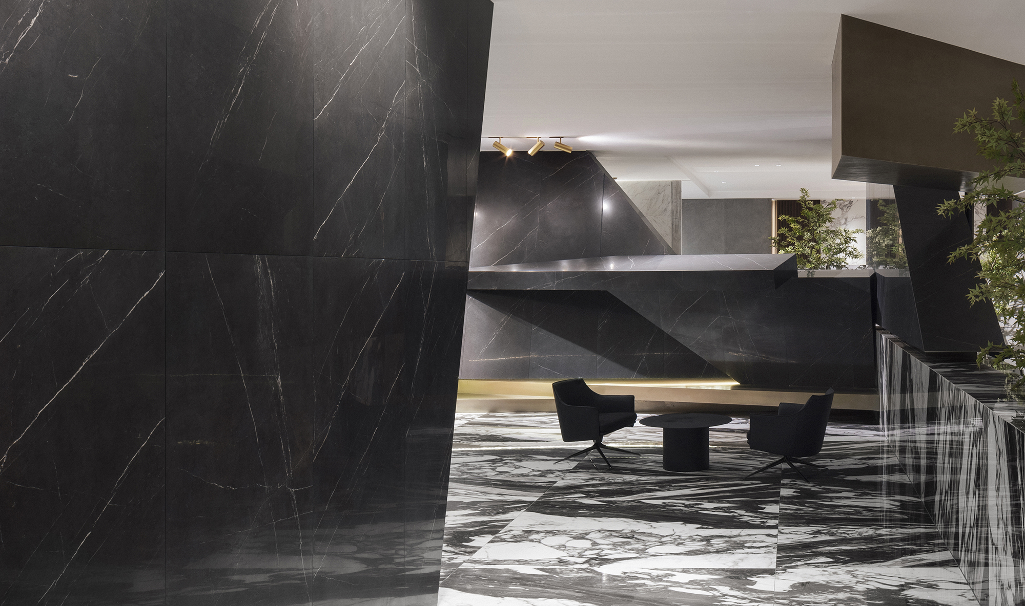 陶瓷瓷砖概念展示店的园林空间设计-25