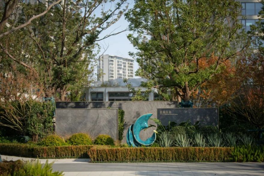 宁波新希望堇麟上府云汀大区|雕塑软装设计|尚沃出品-47