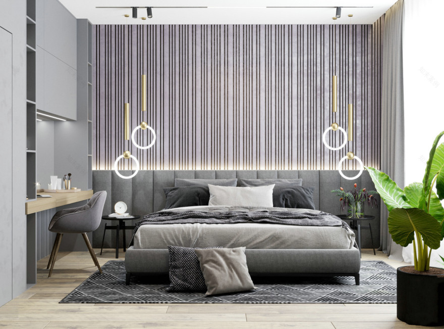 淡紫色系家装,温馨清新的室内设计佳作-20