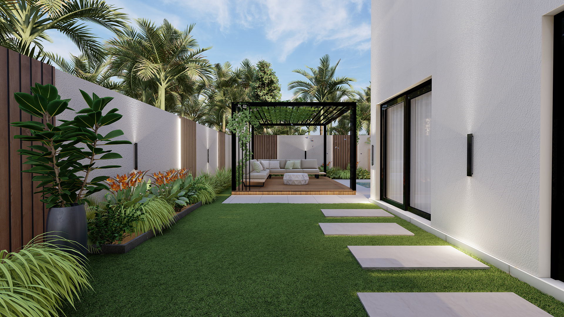 迪拜别墅外部设计丨阿联酋迪拜-4