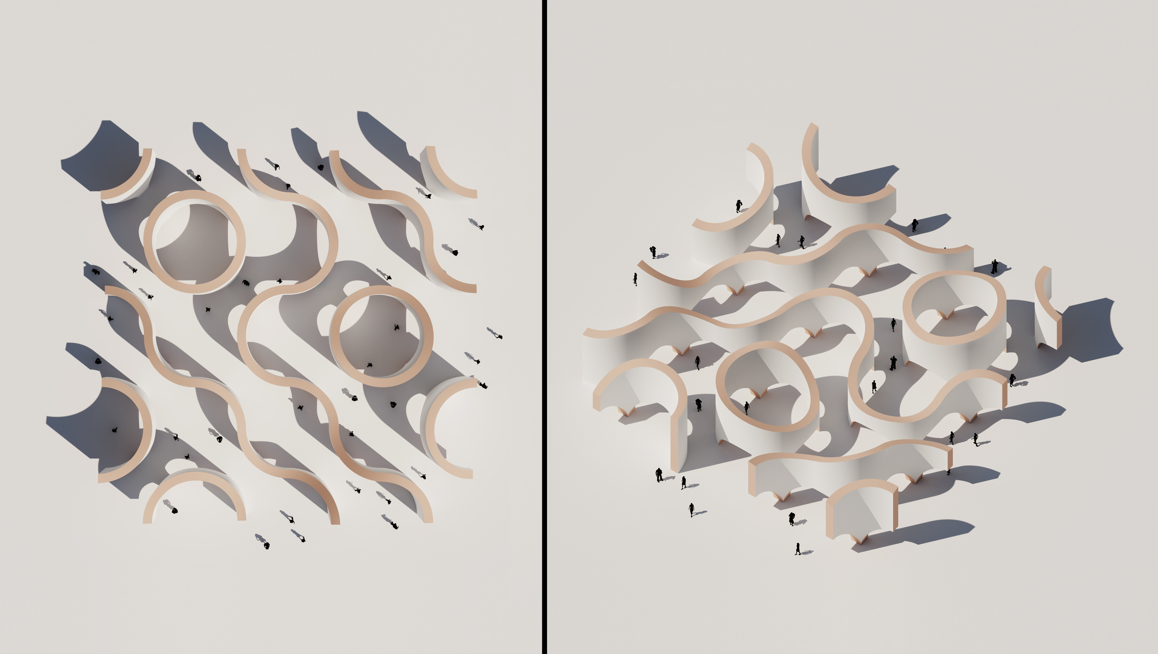 Truchet Pattern Pavilion Rhino Grasshopper-8