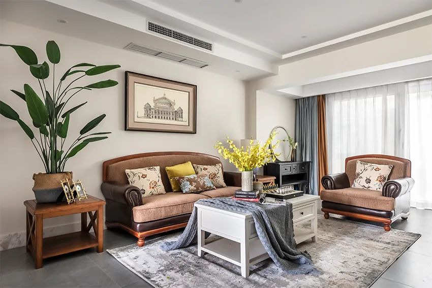 新中式家居空间,红墙碧水演绎亦古宜今的美学魅力-97