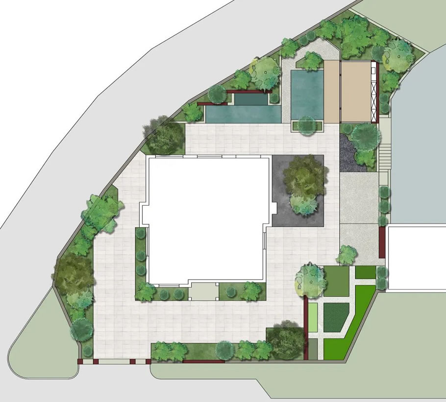 同里花园庭院景观丨中国苏州丨王修伟-12
