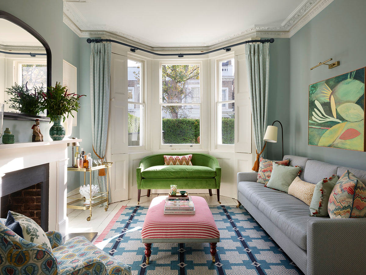 伦敦清新田园家庭住宅设计-1