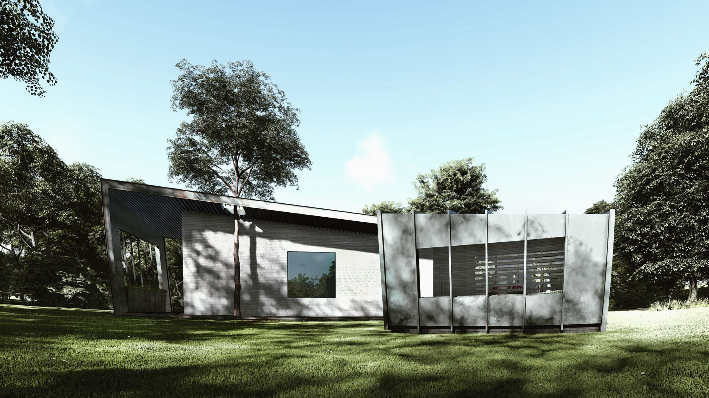 三角形的独立别墅 · Heram Architects 的绿色温室设计-22