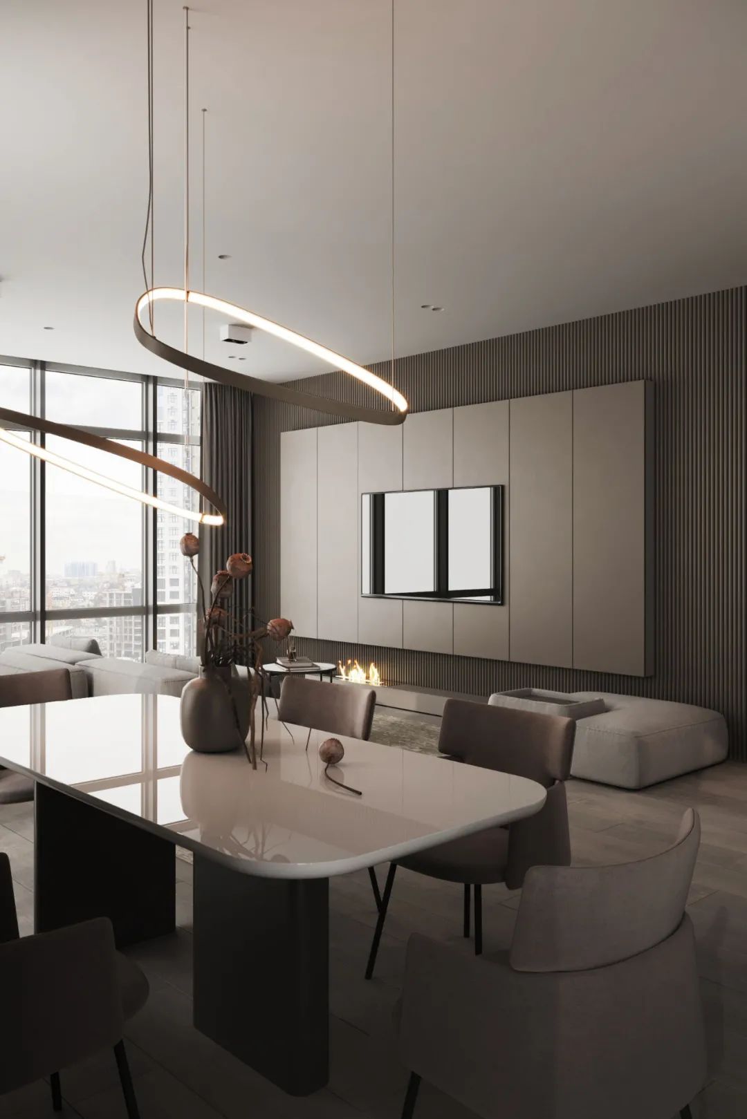 280㎡现代简约之家丨ArtPartner Architects-65