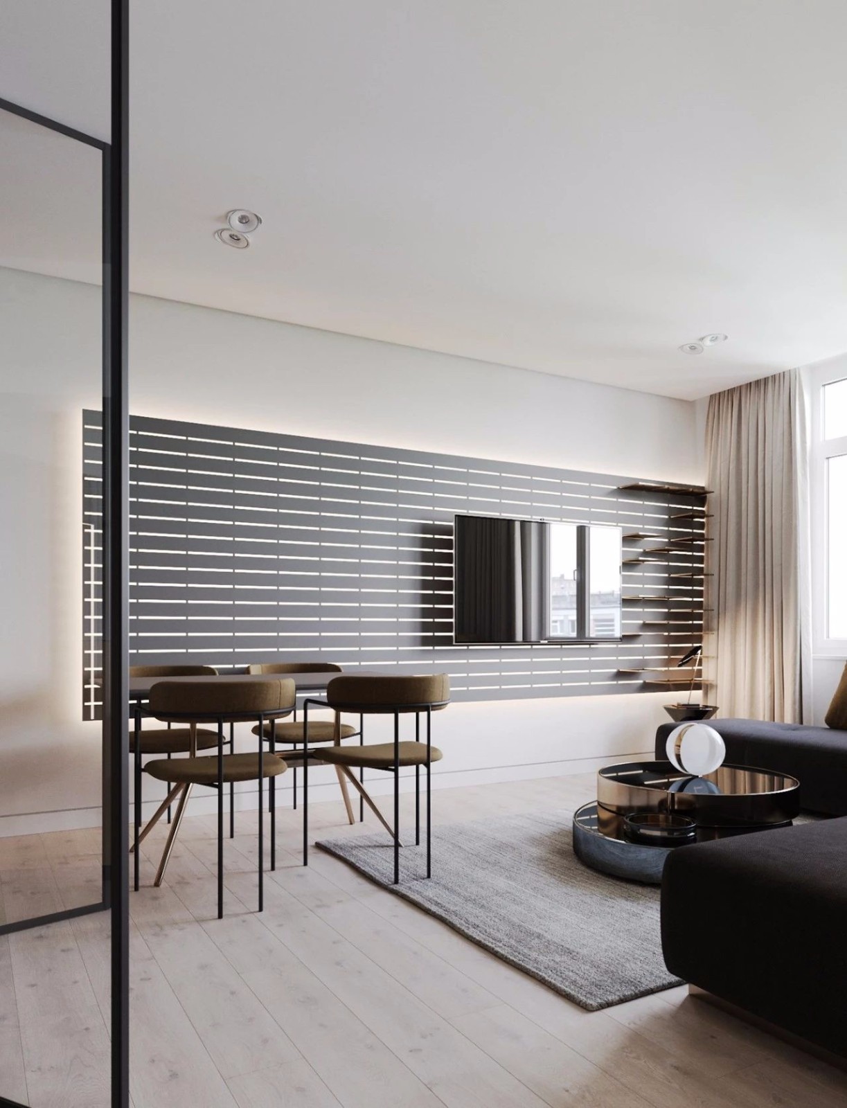 3个不到60平的小公寓丨阳台 餐厅都能变书房-31