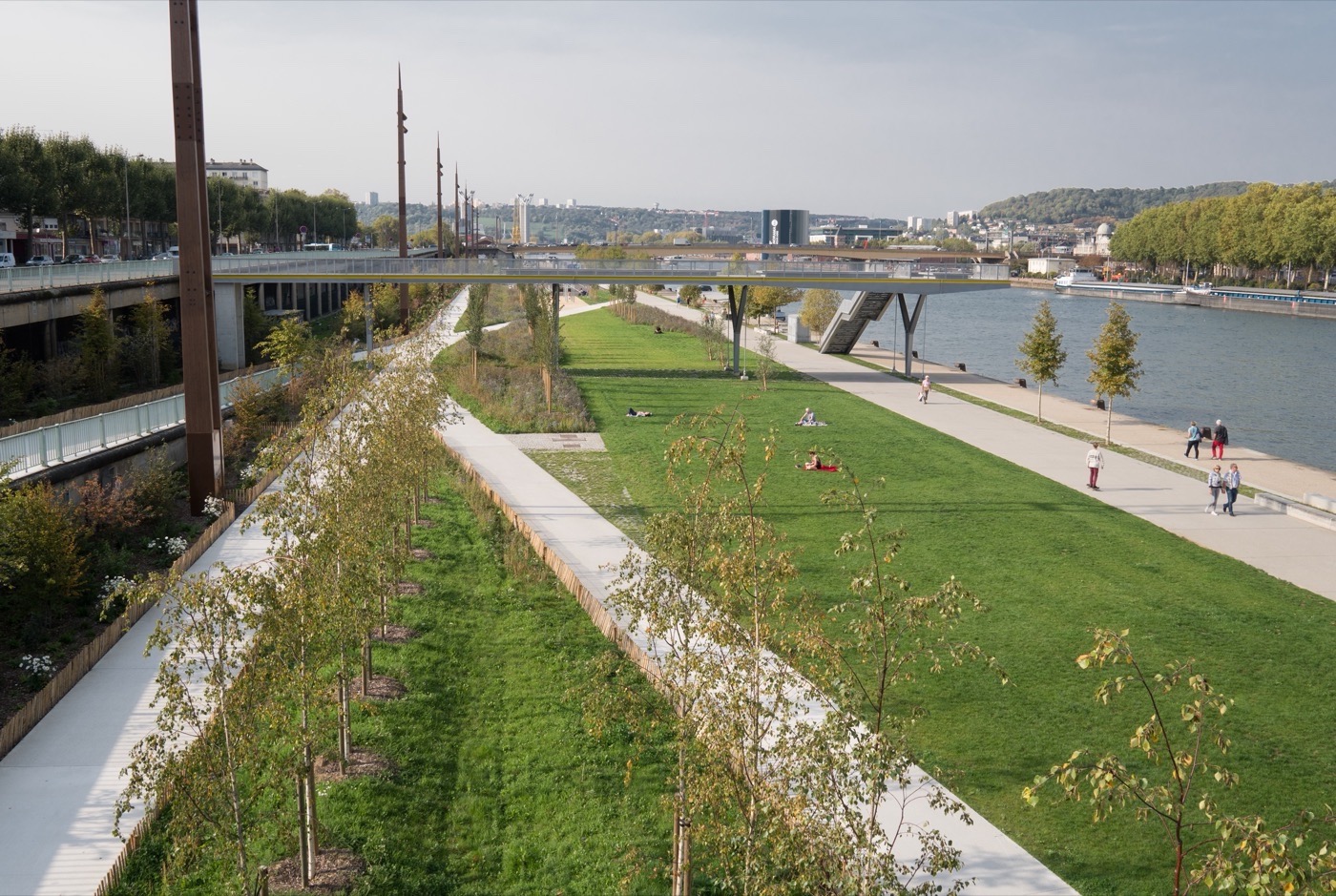 罗恩河畔景观长廊丨法国鲁昂丨In Situ – Paysages et Urbanisme-13