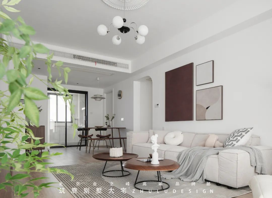 红星天铂北欧风别墅设计丨中国南通丨筑鹿空间设计-34