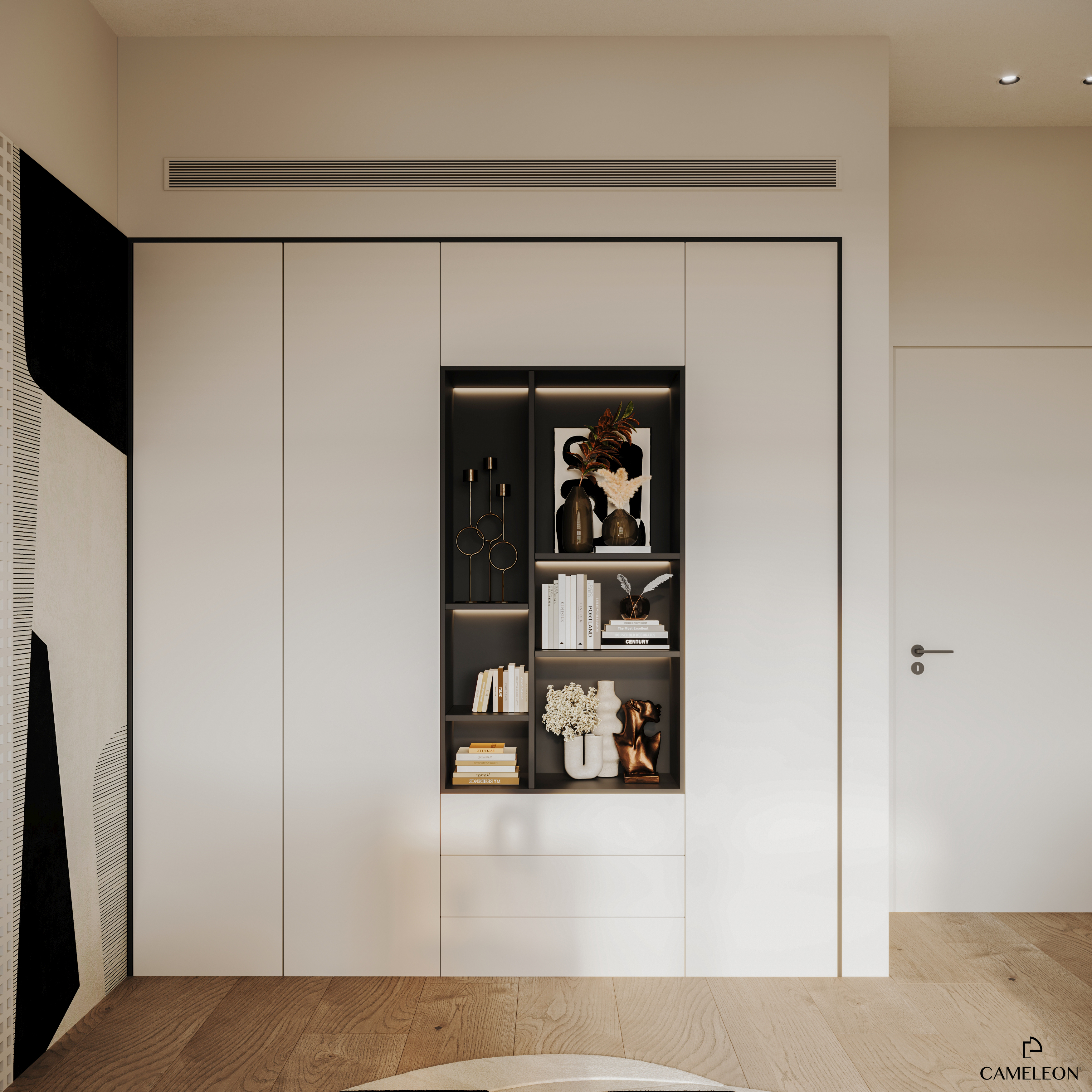 home office (Shoreline apartment palm Jumeirah)-6